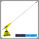 Antenne de bâti de gouttière d'autoradio avec des couleurs de mât d'acier inoxydable adaptées aux besoins du client fournisseur